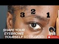 HOW TO SHAPE YOUR EYEBROWS USING RAZOR BLADE//EASIEST METHOD EVER//DIY PERFECT BROWS IN 2021