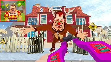 Dark Riddle Hack : New Year Mode ( Rudolph ) Gameplay New Update  V.4.4.0 | Part 24