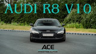 🔥 Audi R8 V10 Spyder | Panther Black Perfection at ACE Prestige Autos!
