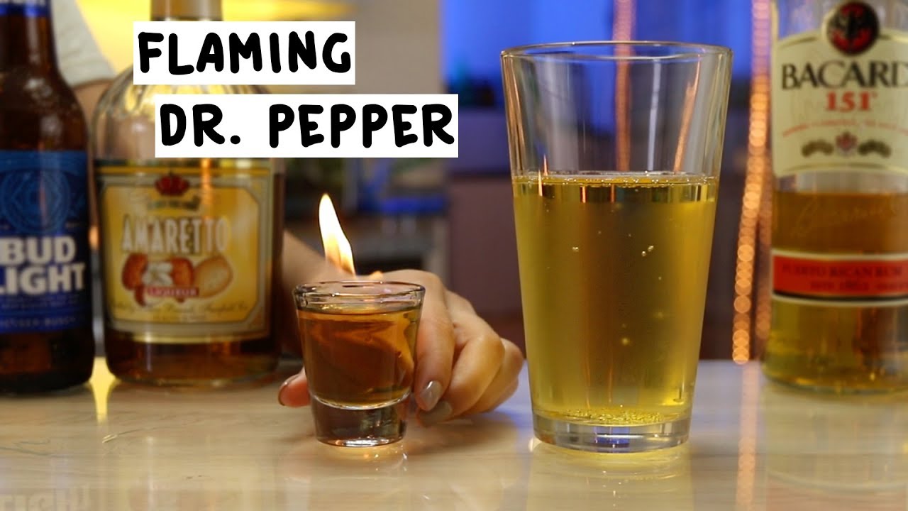 flaming dr pepper tipsy bartender