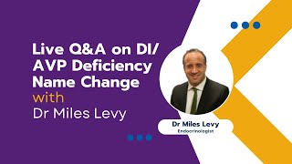 Live Q&A on DI/AVP Deficiency Name Change