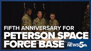 Peterson Space Force Base celebrates Fifth Anniversary