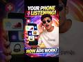 Your Mobile Phone Is Listening You || Be Aware #mic #phone #listening