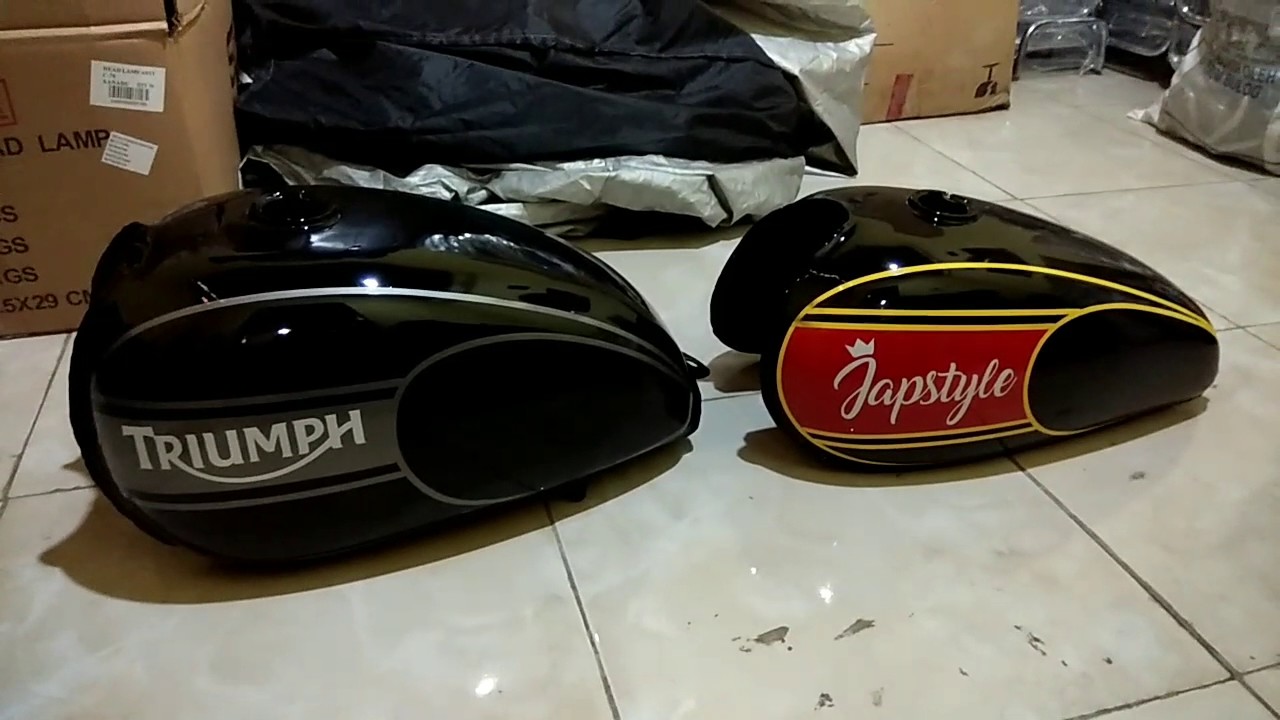 Tangki Triumph Dan Tangki Japstyle Produk Review YouTube