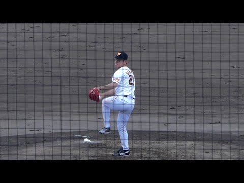 2016-07-23 巨人 桜井俊貴、３回無失点の好投！（２回の投球抜粋）