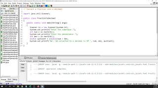 Programming Example:  Convert Fraction to Decimal Python Tutorial Program 24 Fraction To Decimal Converter