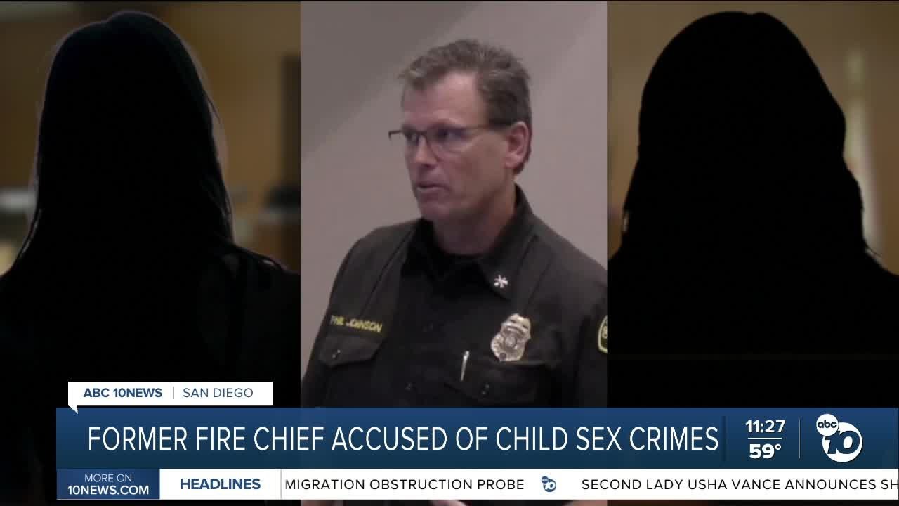 Former fire chief accused of child sex crimes - YouTube