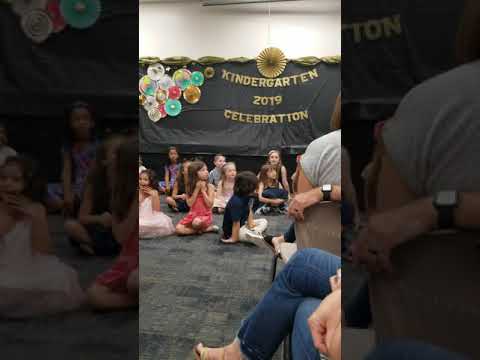 Jabbar sings in kindergarten Nottingham country elementary school 2019