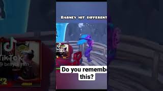 Barney hit different.