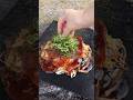 100円シートで広島お好み焼き🍆😋Okonomiyaki #キャンプ飯
