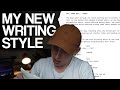 My New Writing Style