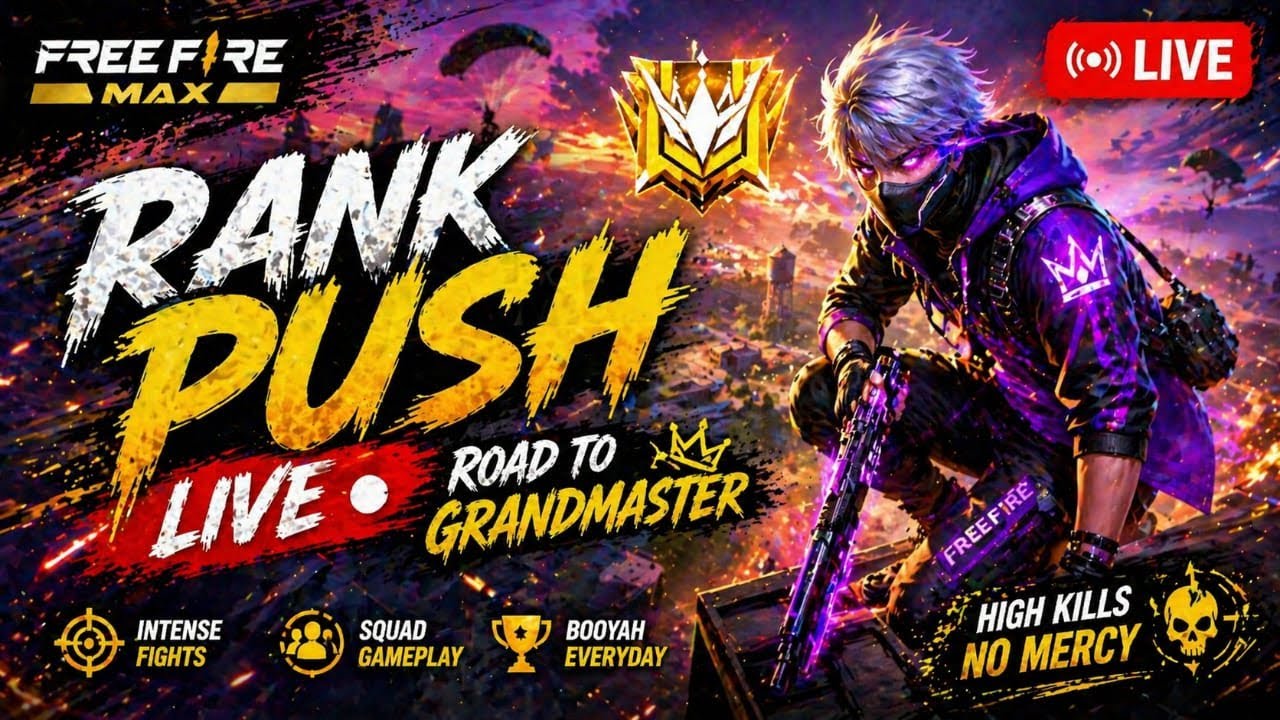 LIVE RANK PUSH 🔥 Road to Grandmaster Starts Now! - YouTube