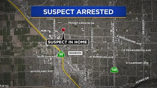 Suspect barricaded in Modesto home on Mavis Court surrenders peacefully