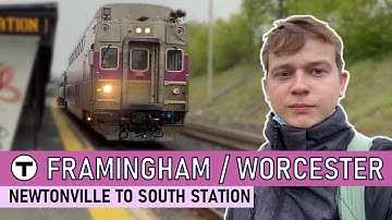 We took an MBTA train from the WORST STATION