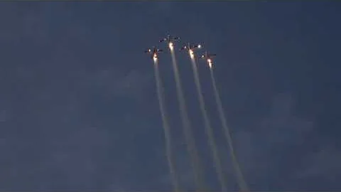 EAA AirVenture Oshkosh 2015 night time airshow highlights.