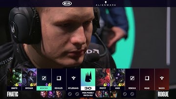 FNC vs RGE Fnatic vs Rogue FULL | Week 3 Day 1 | LEC 2019 Spring