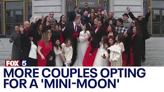 More couples opting for a 'mini-moon' by FOX 5 New York 985 views 3 days ago 2 minutes, 1 second