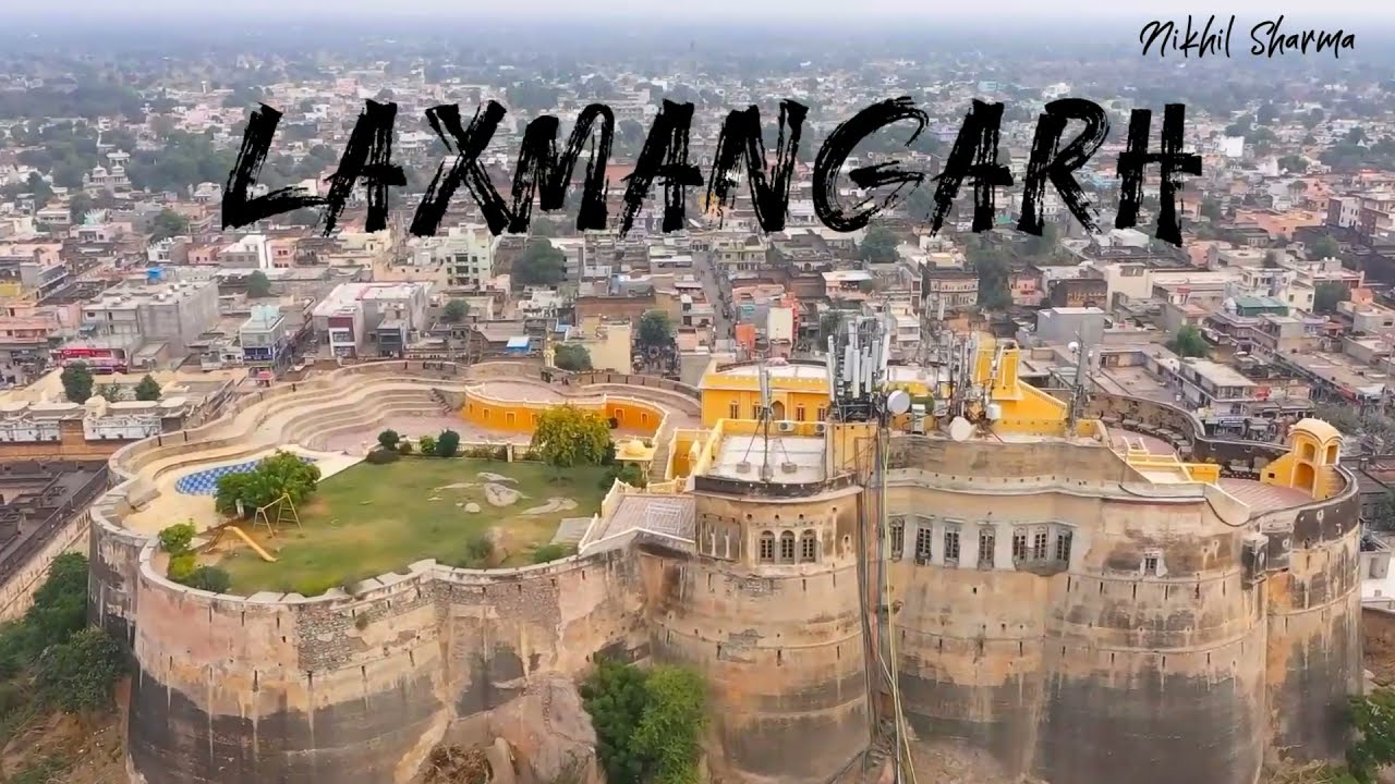 Laxmangarh (Sikar),Rajasthan Drone View.