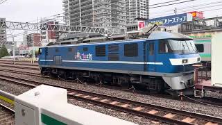 1094レ鹿島貨物EF210桃太郎新塗装112号機金町駅通過