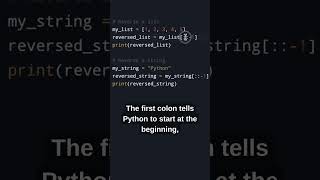 Python Reverse Trick – Reverse Any List or String in 1 Line