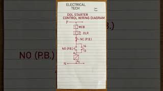 dol starter control wiring diagram ⚡