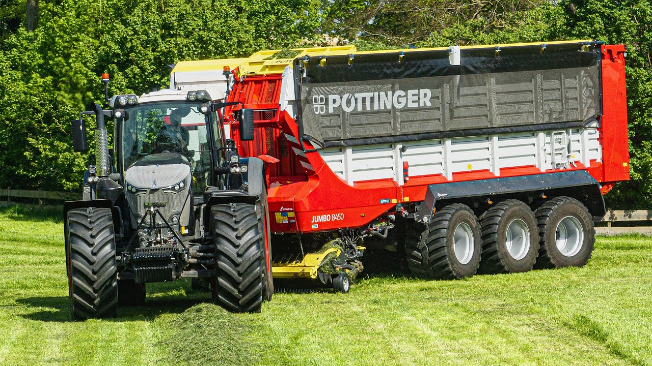 Grass Silage | Fendt 939 Vario Black Beauty + Pottinger Jumbo 8450 DB | Loonbedrijf Bremmer