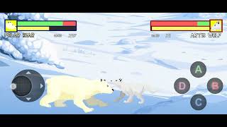 Polar Bear vs Arctic Wolf | #Like screenshot 5