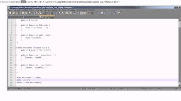 Objektorientierung in PHP Teil 3