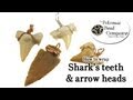 How to Wire Wrap Shark Teeth & Arrow Heads Easy DIY