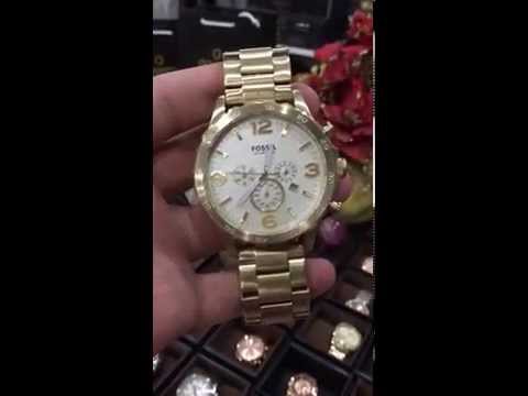 fossil q nate gold