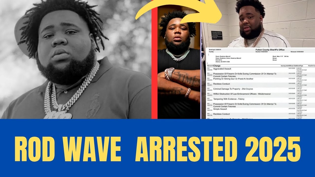 Odarius Green Rapper Rod Wave aka Rodarius Green Arrested In Georgia In 2025: What Did He Do ...