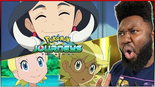 Clemont \& Bonnie RETURN + Ash Vs. Drasna! | Pokemon Journeys Episode 103 \& 104 Reaction!