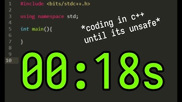 Coding In C++ Until My Program Is Unsafe