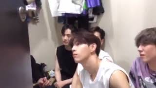 GOT7 TIRED WITH JYP STAFF (they interupt vlive, so rude!!)