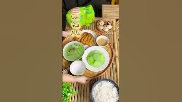 Khô cá lóc với canh bầu chấm chao rẻ mà hao cơm #ngannganngun #food #shorts #windnet