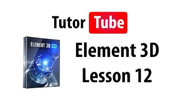 Element 3D Tutorial - Lesson 12 - Anchor Point