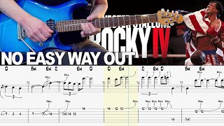 Robert Tepper - No Easy Way Out | Guitar cover WITH TABS | Resimi
