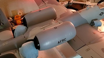 Eflite A10 after motor replaced. Horizon support rocks!