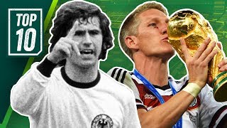 Die besten deutschen Fußballer aller Zeiten! Top 10 Spieler der Fußballgeschichte Deutschlands!