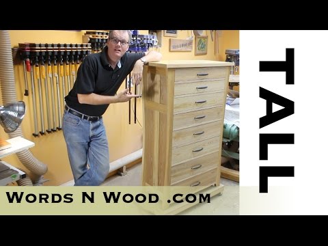 Mission Dresser With Simple Plywood Construction Wnw 71 Youtube