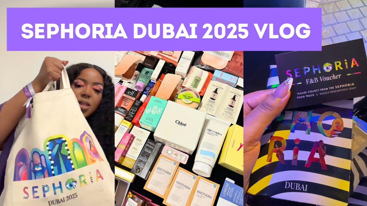 Видеоблог SEPHORIA DUBAI 2025 | Мастер-класс Kayali, подборка сумок Swag и многое другое