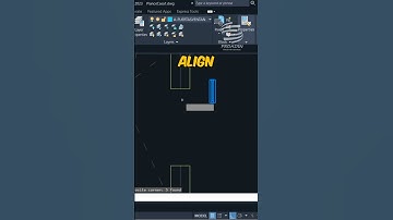 Comando de alinear en AutoCAD | Tutorial Básico 2023