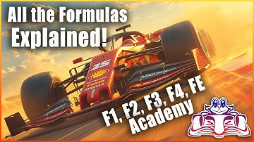 What is Formula 1, 2, 3, 4, Formula E, and F1 Academy?