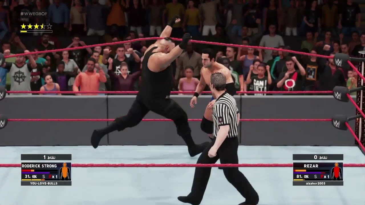 WWE2K18 - Rezar [ maske kane ] vs Roderick Strong [ king xtc6 ] - YouTube
