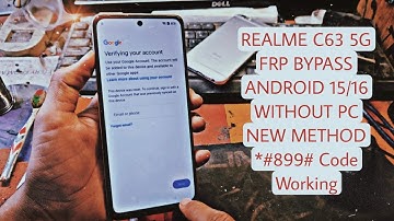 REALME C63 5G FRP BYPASS ANDROID 15 REALME (CPH3950) GOOGLE ACCOUNT REMOVE WITHOUT PC NEW METHOD 