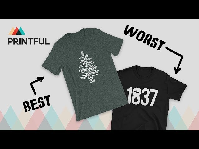 Top 7 Best Quality T-Shirts for Printing