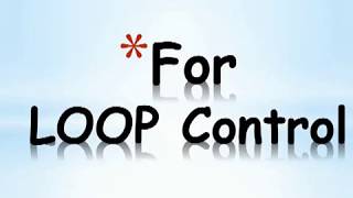 Part 27 - C Programming Tutorial - For Loop Control