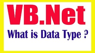 04 VB Net Data Type Example  AVI