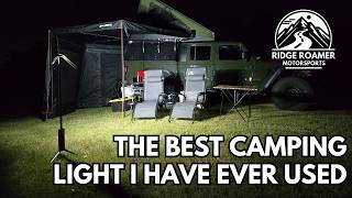 The Most Versatile Light For Any Campsite - BougeRV T1 Telescopic Camping Light 15600mAh Lantern