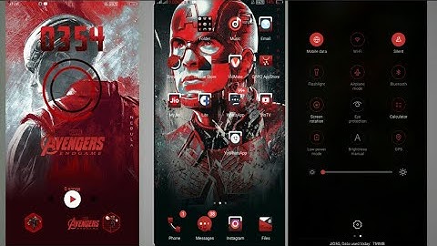 Oppo new theme avenger endgame  Oppo new theme 2019